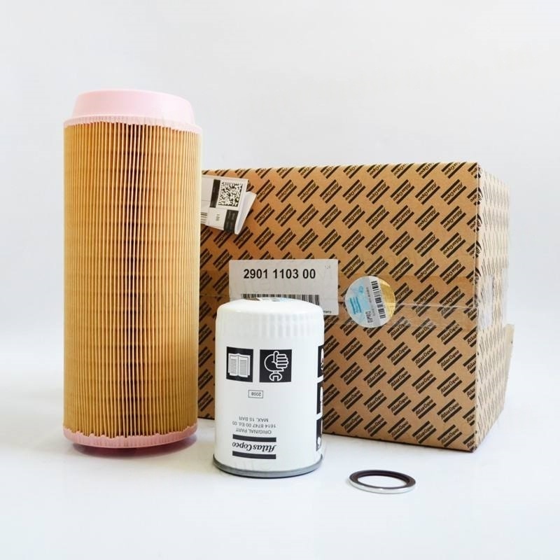 Atlas Copco Original Air Compressor Oil Filter Oil Separator Service Kit Industrielle kompressordele Model 2901110300