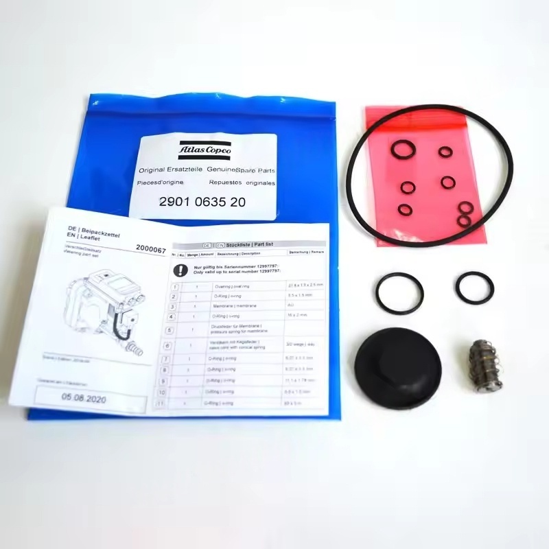 Original 2901063520 ATLAS COPCO EWD330 Elektronisk dræningsventil Magnetventil Servicevedligeholdelse Kit