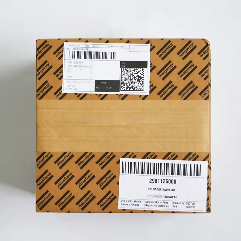 2901126000 Atlas Copco Unloader Valve Kit Oil Gratis rulle og WIS -kompressorer