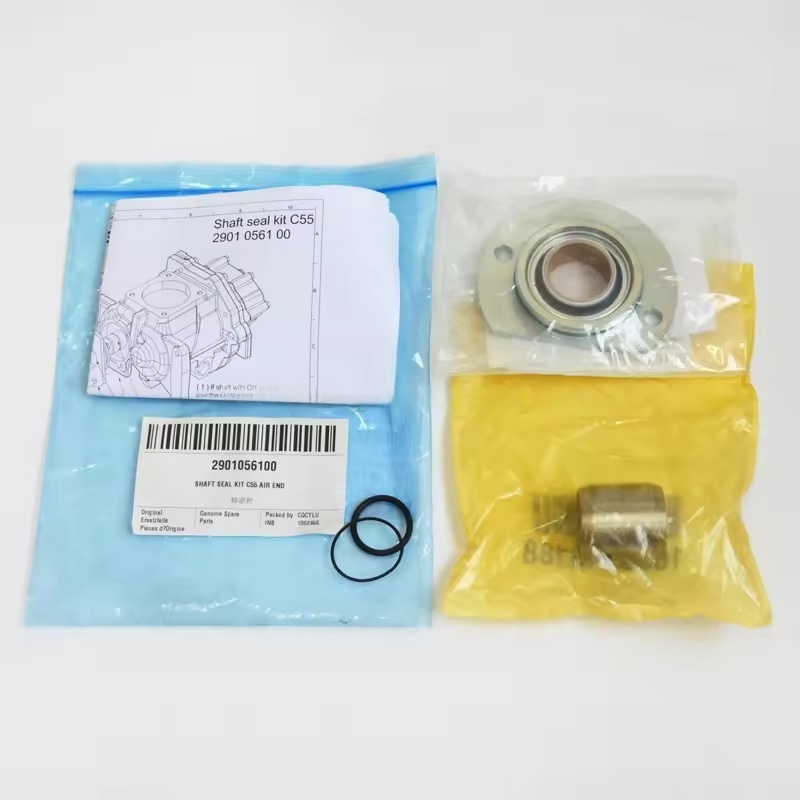 2901056100 Atlas Copco Air Compressor Shaft Sleeve Oil Seal Kit C55 Olieaksel Original