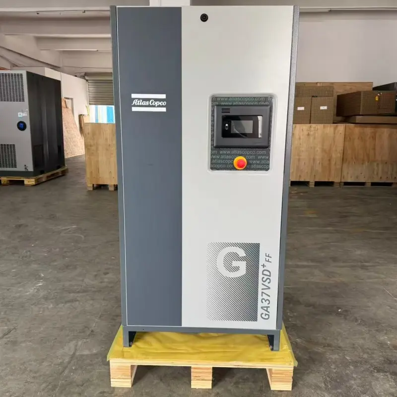 Atlas Copco GA37 VSD+ FF 37kW 50HK Olieindsprøjtet skrueluftkompressor til industri